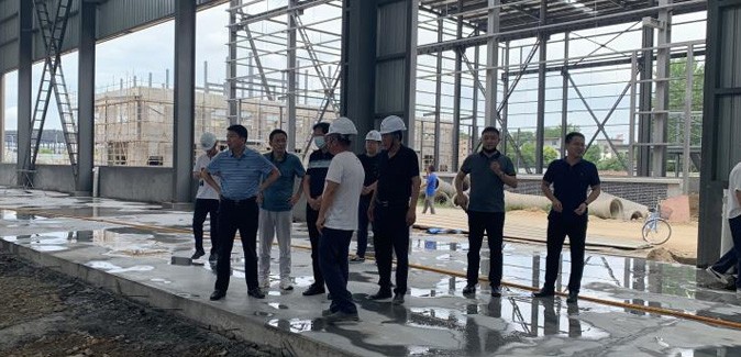 戰高溫 斗酷暑 星夜兼程推動(dòng)安東國瑞裝配式建筑產(chǎn)業(yè)示范基地項目建設